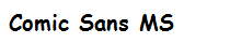 Comic Sans MS